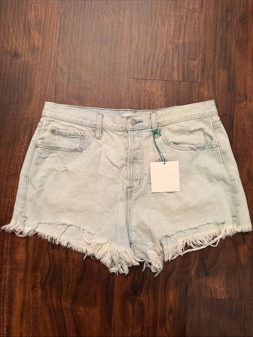 NWT Pistola Nova Relaxed High Rise Cut Off